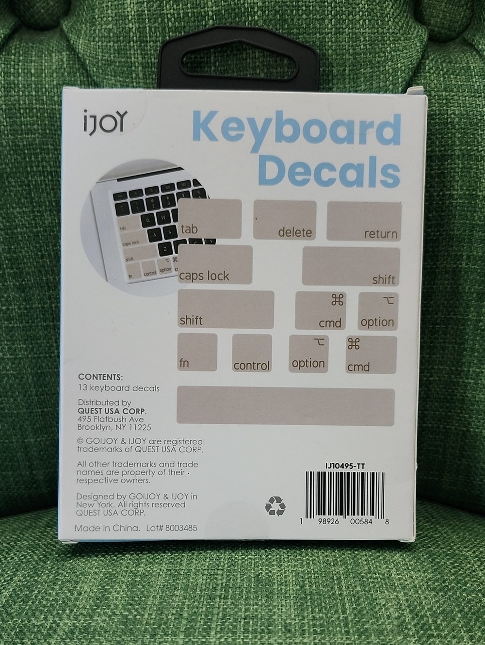 Keyboard Decals Sticker Set – Beige - Picture 2 of 2